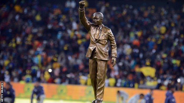 The Nelson Mandela Centenary trophy