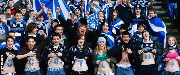 Scotland fans