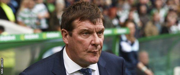 St Johnstone manager Tommy Wright