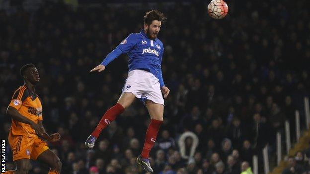 Portsmouth striker Marc McNulty