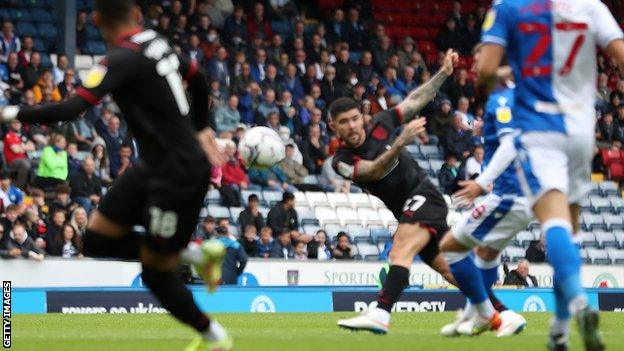 Alex Mowatt smashed in his second goal in successive games inside 30 seconds to put Albion ahead at Ewood Park