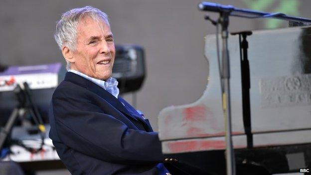 Burt Bacharach performs at Glastonbury