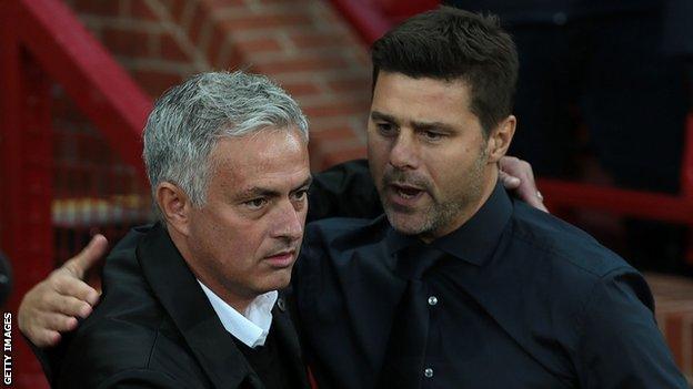 Jose Mourinho and Mauricio Pochettino