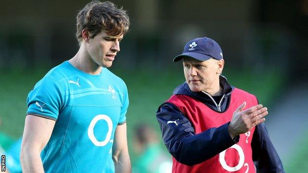 Andrew Trimble and Joe Schmidt