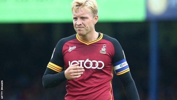 Josh Wright spent most of last season out of favour under David Hopkin at Bradford before being recalled in March by new boss Gary Bowyer