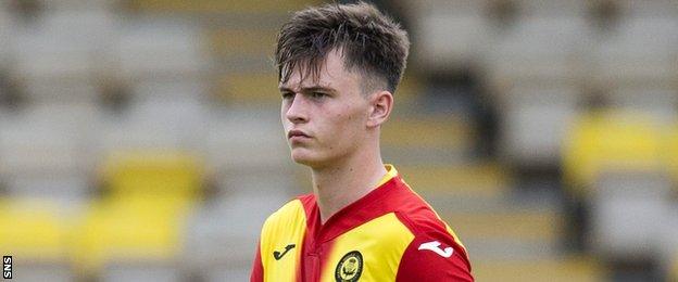 Partick Thistle defender James Penrice