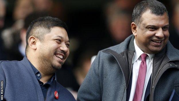 Ruben Gnanalingam and Tony Fernandes