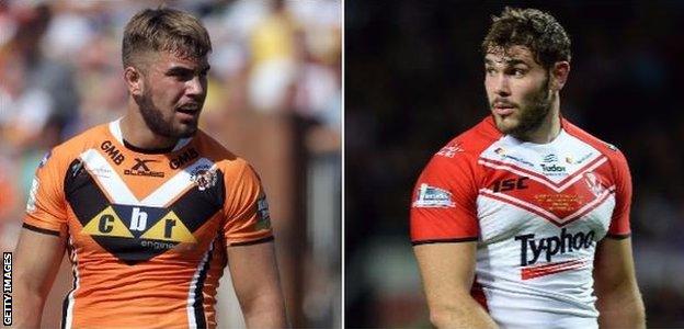 Castleford's other inclusion, Mike McMeeken Alex Walmesley