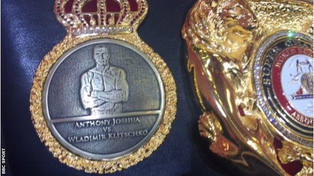 WBA title belt