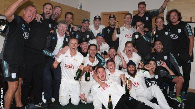 Surrey celebrate