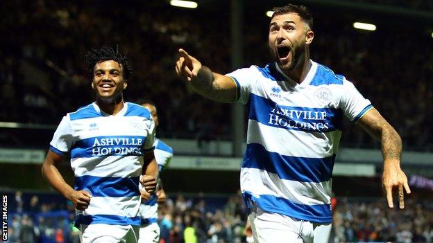 Charlie Austin celebrates