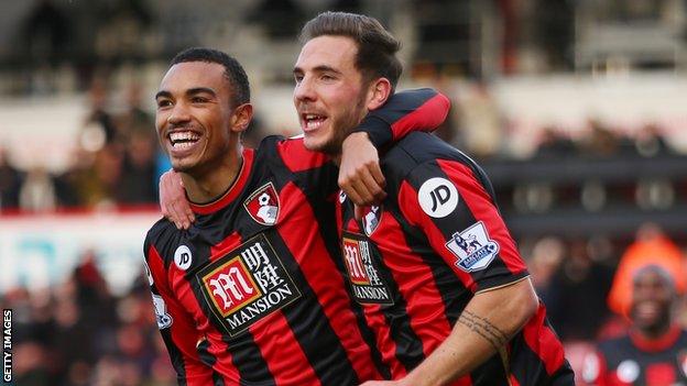 Dan Gosling celebrates