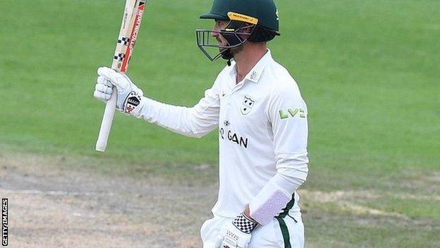 Ed Barnard now has five first-class half-centuries this season