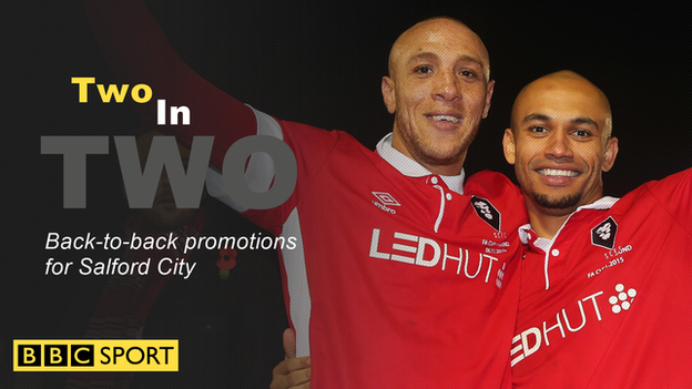 Salford City have achieved two promotions in the last two years