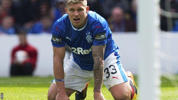 Rangers striker Martyn Waghorn