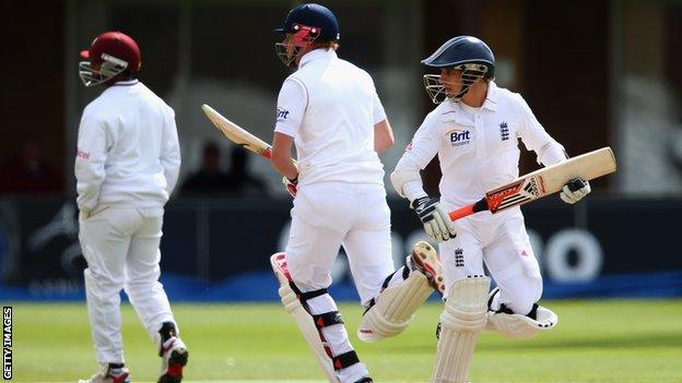 England Lions batsmen James Taylor and Jonny Bairstow