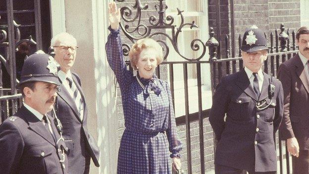 Margaret Thatcher in 1983