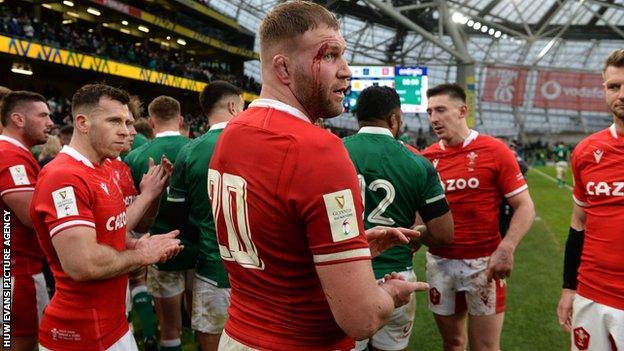 Ross Moriarty made his Wales debut against Ireland in August 2015