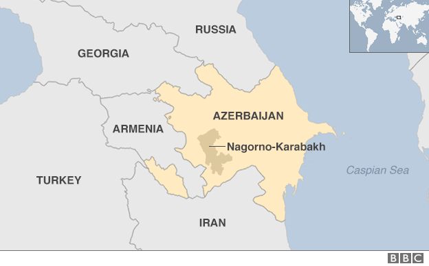 Azerbaijan map