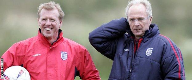 Steve McClaren and Sven-Goran Eriksson