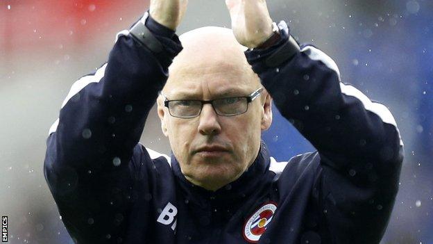 Reading manager Brian McDermott