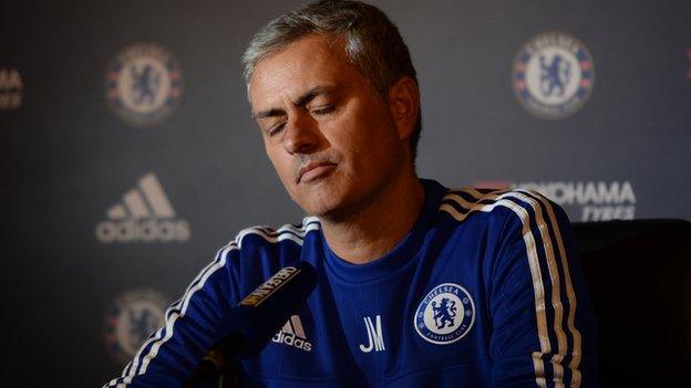 Chelsea boss Jose Mourinho