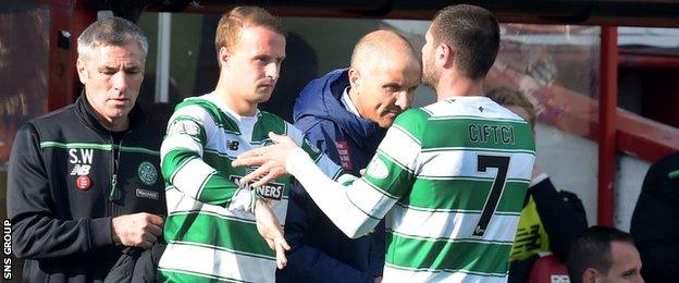 Leigh Griffiths and Nadir Ciftci