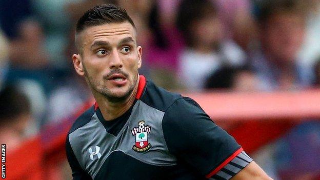 Southampton forward Dusan Tadic