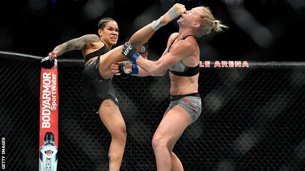 Holly Holm lost to Amanda Nunes on her last visit to the Octagon in July 2019