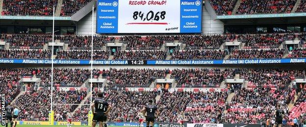 Harlequins vs Saracens at Wembley