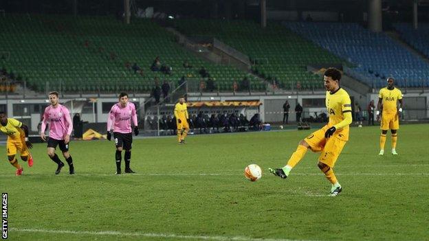 Dele Alli's penalty was one of three goals in the final 10 minutes