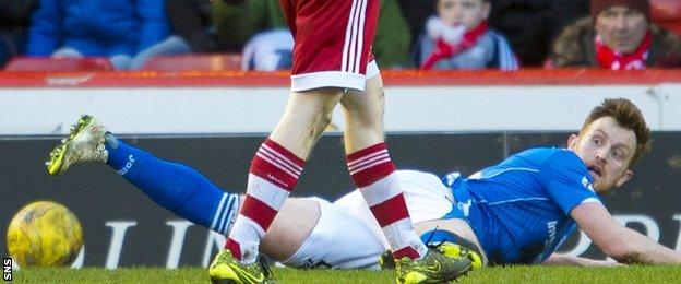 St Johnstone midfielder Liam Craig