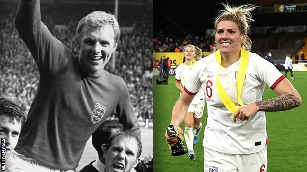 Bobby Moore and Millie Bright