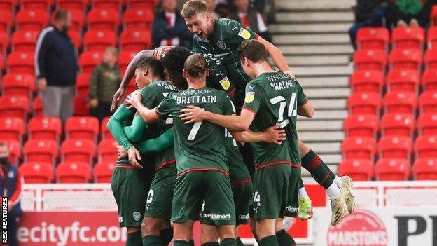 Both Cauley Woodrow's goals for Barnsley this season have come away from home