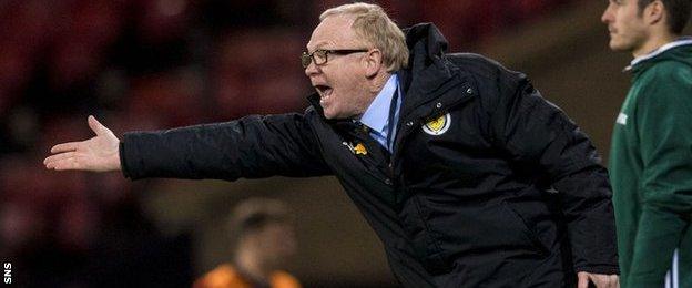 Scotland manager Alex McLeish