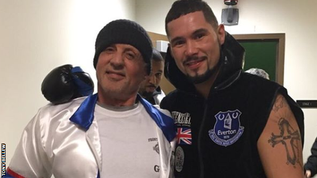 Bellew says Sylvester Stallone guided him throughout the filming of Creed