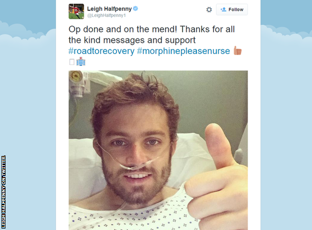 Leigh Halfpenny tweet