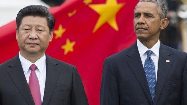 US President Barack Obama and Chinese President Xi Jinping