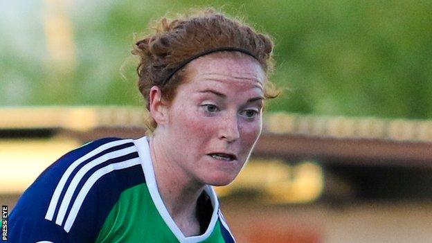 Marissa Callaghan was the Northern Ireland captain