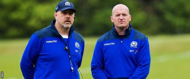 Dan McFarland and Gregor Townsend