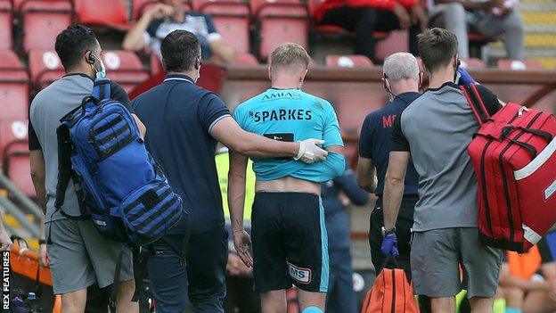 Jack Sparkes made 50 appearances in all competitions for Exeter City last season but has not played since August after injuring his shoulder at Leyton Orient