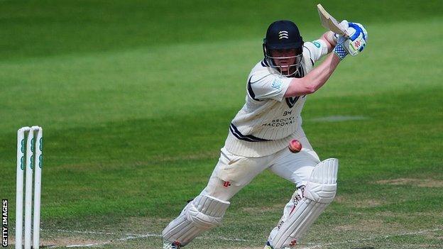 Middlesex and England batsman Sam Robson passed 50 in the Championship for the sixth time this summer