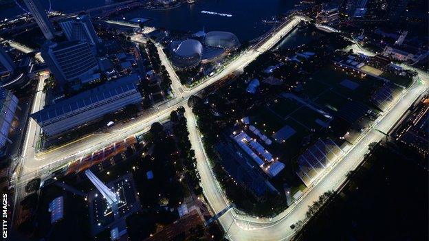 Singapore grand prix circuit