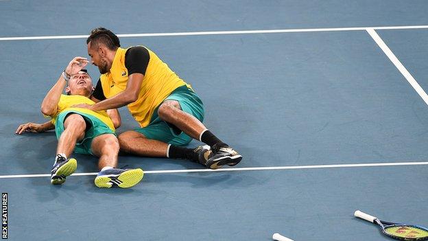 Alex de Minaur and Nick Kyrgios