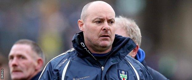 Monaghan manager Malachy O'Rourke was unhappy about a late refereeing call at Clones