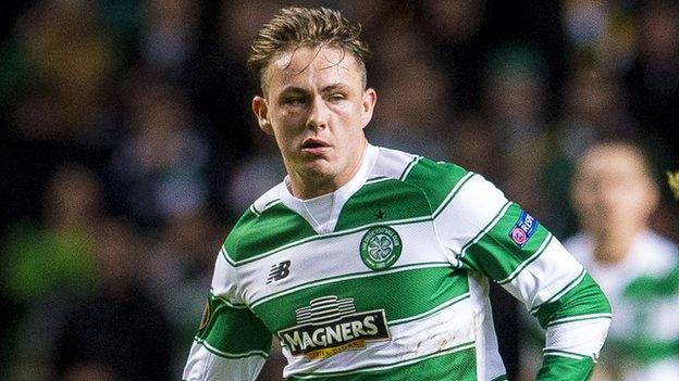 Celtic midfielder Scott Allan