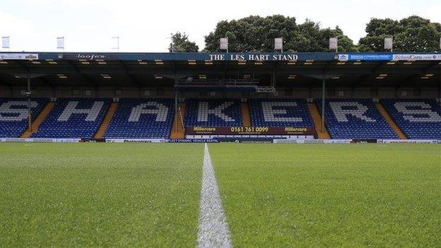 Bury won promotion from League Two last season