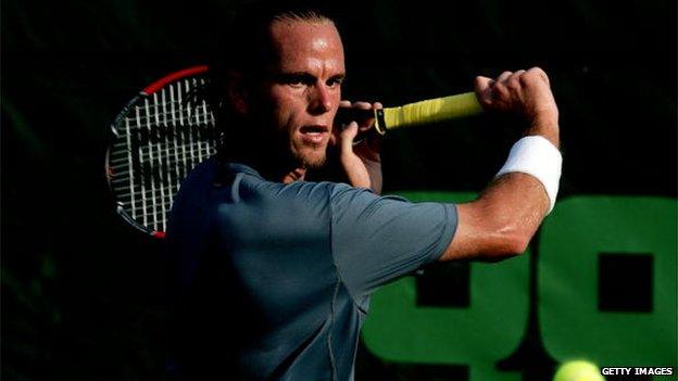 Xavier Malisse in the Miami Masters