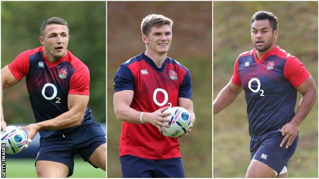 Sam Burgess, Owen Farrell and Billy Vunipola