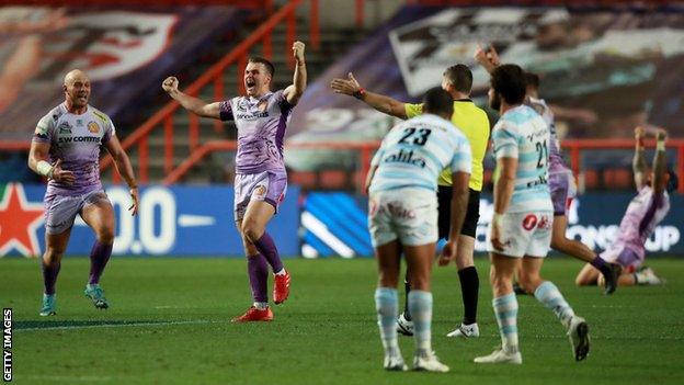 Exeter Chiefs celebrate